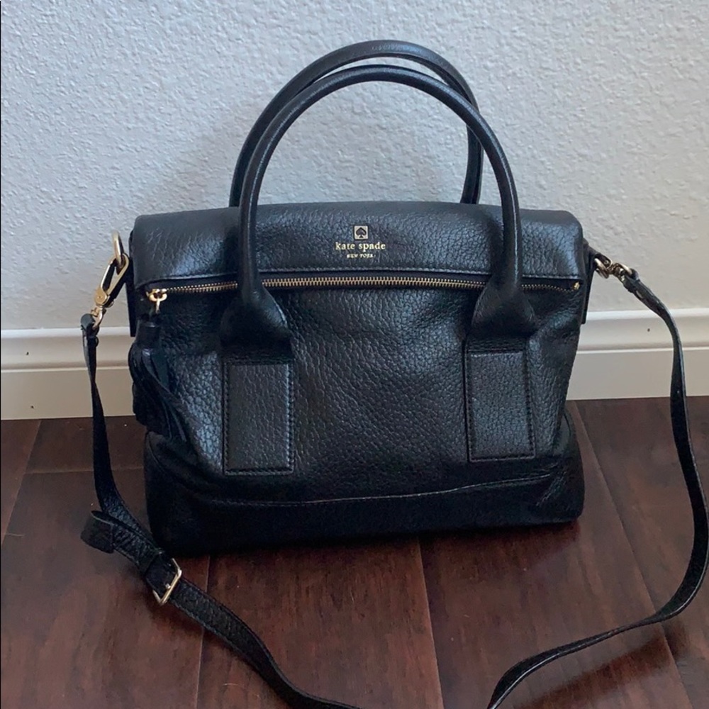 Kate Spade Fold Over Top Handle/Crossbody bag